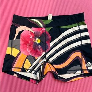 Adidas Multicolor Floral Graphic Shorts